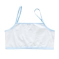 thumbnail image 1 of Kids Bras for Girls Training Bras for Girls Seamless Cotton Bralettes Sports Cropped Cami Undershirt Vests Teen Sports Bras for Girls Sky Blue L, 1 of 3
