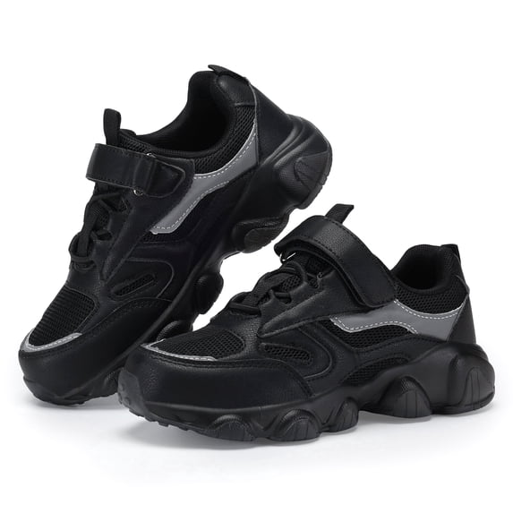Kids Breathable Chunky Sneakers, Velcro, Non-Slip, Lightweight (Multi-Color)