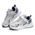 thumbnail image 1 of Kids Tennis Sneakers for Boys Girls, Breathable Mesh Hook and Loop Lightweight Athletic Shoes, 1 of 7