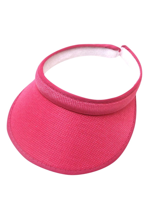 Kids' Breathable Sun Visor Hat, UPF 50+ Outdoor Sun Protection Cap for Beach, Fishing, Travel, and Daily Wear, Adjustable Empty Top Design for Comfort and Airflow, Perfect for Boys and Girls - I