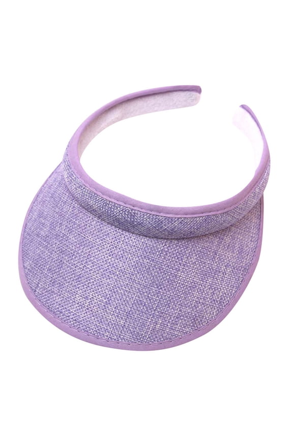 Kids' Breathable Sun Visor Hat, UPF 50+ Outdoor Sun Protection Cap for Beach, Fishing, Travel, and Daily Wear, Adjustable Empty Top Design for Comfort and Airflow, Perfect for Boys and Girls - K