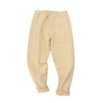 thumbnail image 1 of Kids' Brushed Thermal Base Layer Pants Unisex Boys Girls Winter Sleep Pants Soft Casual Wear for Cold Days (2-14Y), 1 of 4