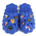 thumbnail image 1 of Kids Bubble Slides with Charms Boys Girls Funny Lychee Bubble Slippers Soft Massage Golf Ball Shoes Non-Slip House Slippers for Shower Bedroom Beach Pool, 1 of 5