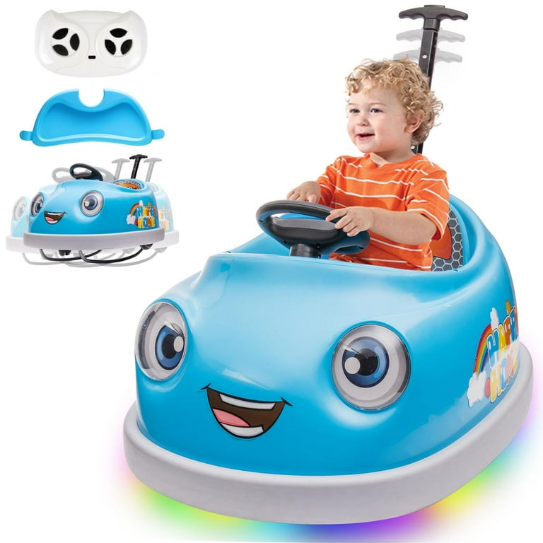 Interactive 12V Kids Bumper Car Ride on Toy for 3-5 Years Old with