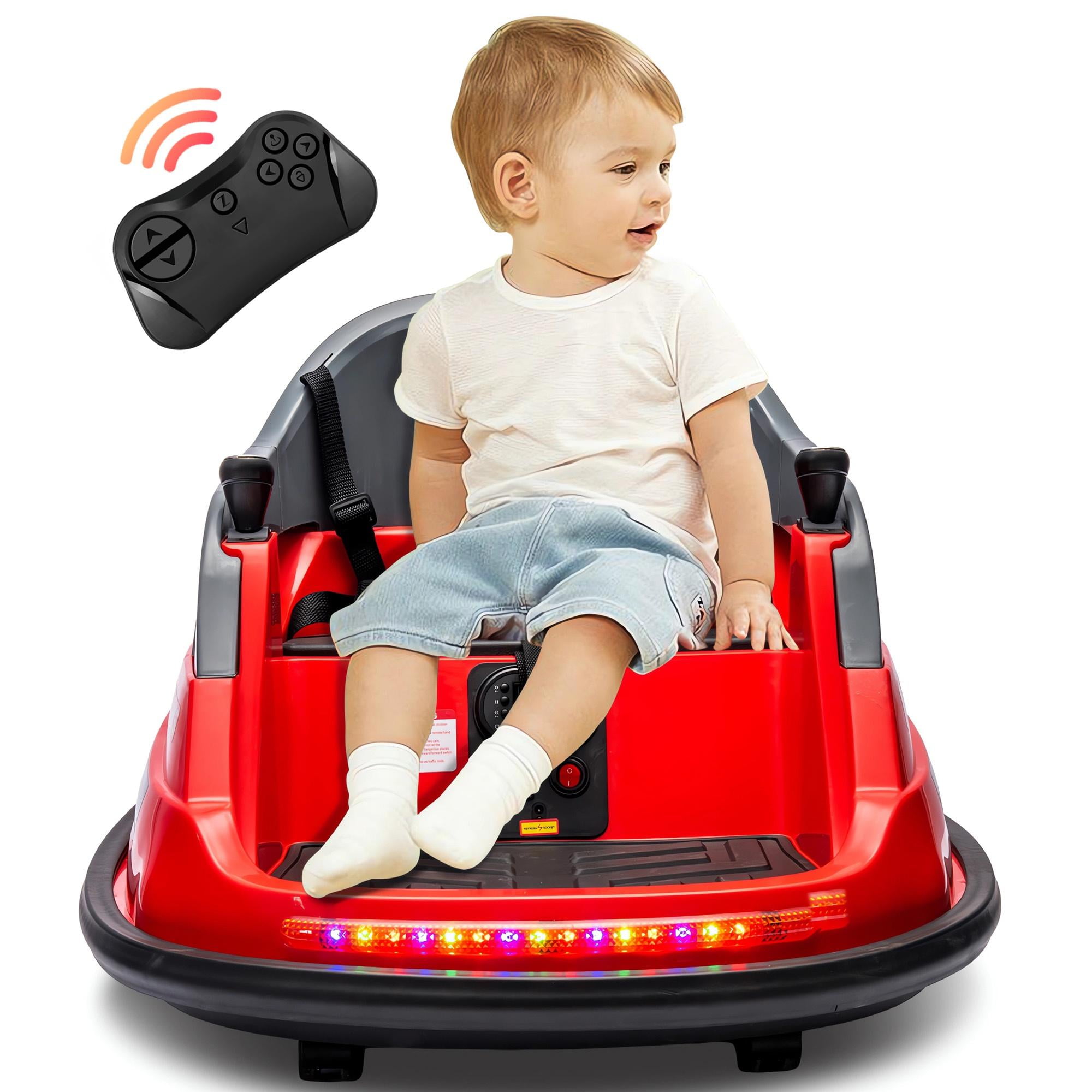 Kids Bumper Car for Girls and Boys 12V Ride on Toy with Remote Control
