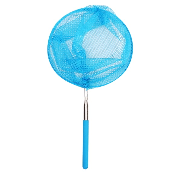 Kids Butterfly Net, Extendable Insect Catching Net, Lightweight Durable Mesh Small Fishing Net for Outdoor Backyard Exploration Nature Park Activities Summer Playtime Blue 1 Pack