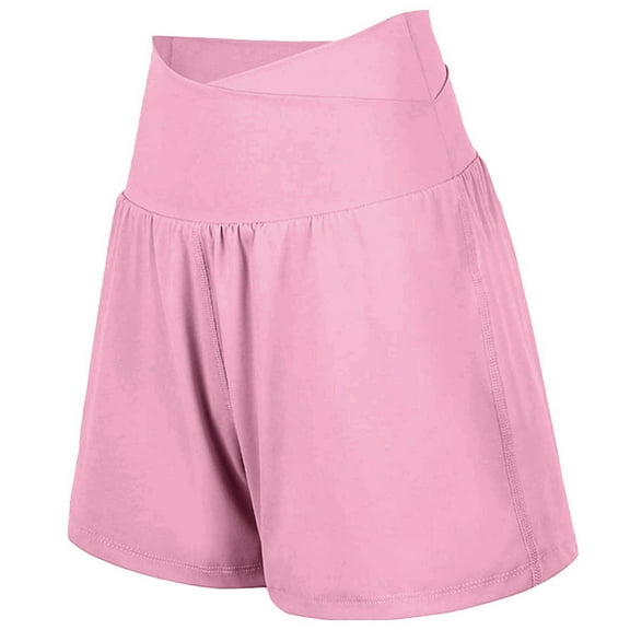 Butterfly Shorts Girls with Pockets V Crossover Liner 2-in-1 Girls Flowy Shorts Girls Running Shorts for Girls 7-8 Years