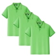 thumbnail image 1 of Kids' Button Placket Polo Quick Dry PE Class Clothing Base Layer Polo Collared, 1 of 5