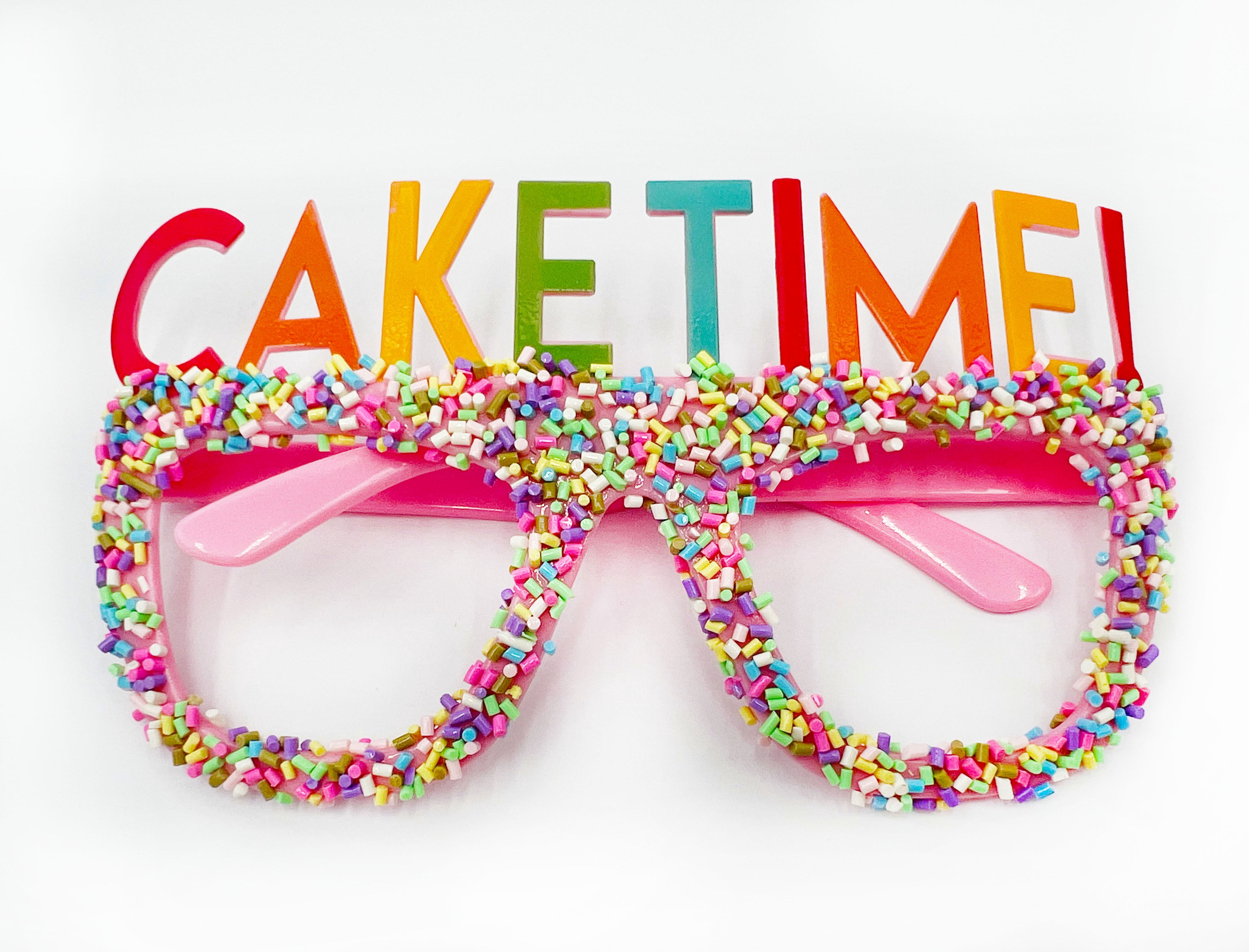 Multicolor Cake Time Birthday Party Glasses, by Way To Celebrate