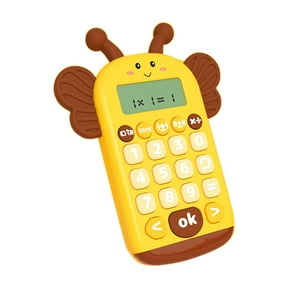 Kids Calculator Toy, Early Learning Games Kids Toys,Basic Four Function Calculator with Math Test and Math Game, Big Button, Battery Powered, LCD Display, for School