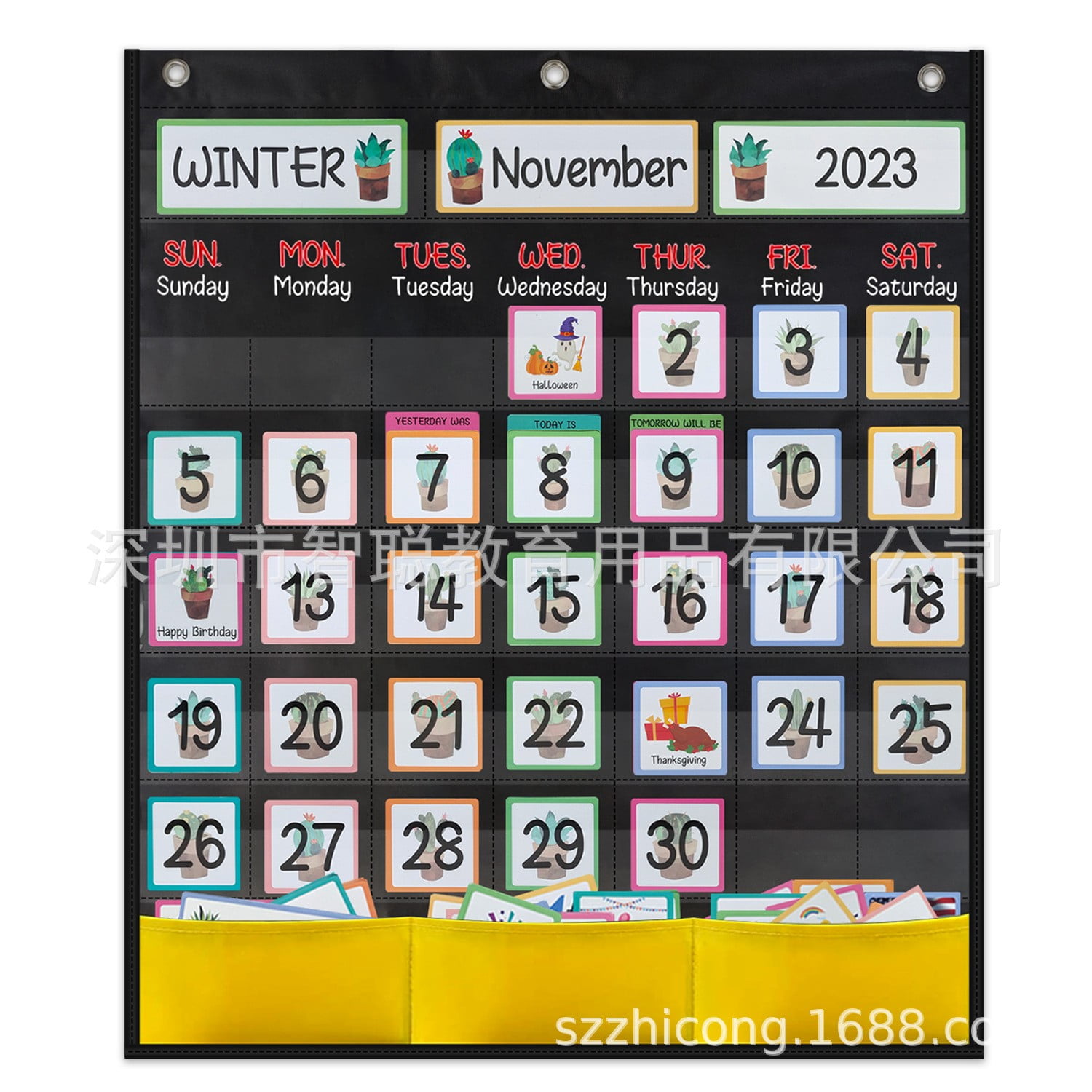 Kids Calendar Classroom Calendar for Kids Board Preschool Classroom