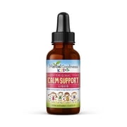 Kids Calm Support Liquid Extract 1fl.oz - Kids Multivitamin, Magnesium Glycinate, Ashwagandha Root, Toddler Supplement for Relaxation - Herbal Goodness