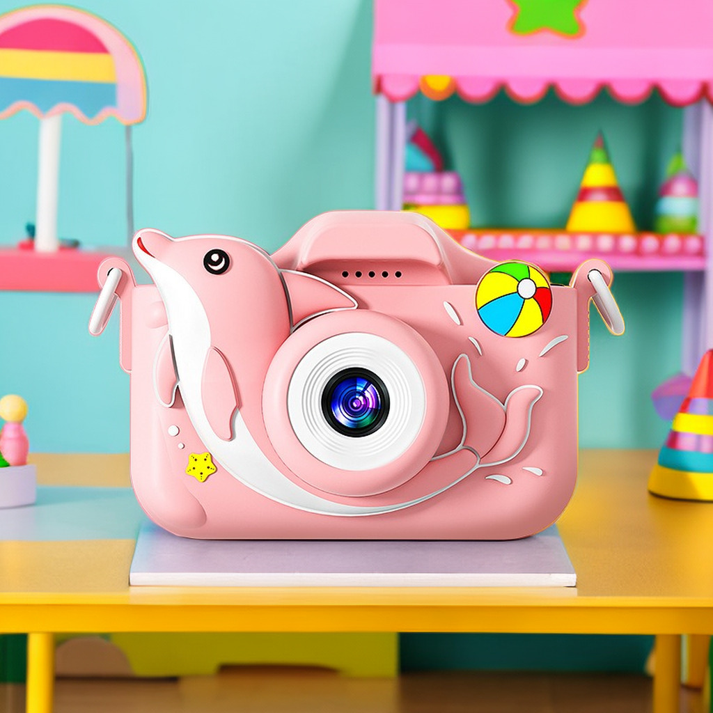 VTech KidiZoom Camera Pix Plus (Pink) with Panoramic and Talking Photos