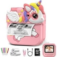 thumbnail image 1 of Gofunly Kids Camera Instant Print, 1080P HD Instant Camera for Kids, Toddler Digital Camera for 4-12 Year Old Boys Girls - Pink, 1 of 6