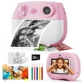 thumbnail image 1 of TOPVISION Kids Print Camera, 1080P HD Kids Cameras with 32GB Storage Card & 4 Paper Rolls, Gift for Boys & Girls Ages 4-12 - Pink, 1 of 6