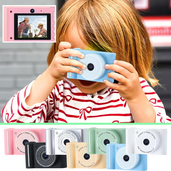 Kids Camera, Wireless-color Screen Camera 140-degree High-definition Wide-angle Lens, WIFI Outdoor Sports Camera 1080P, Gift
