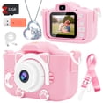 thumbnail image 1 of Kids Camera for Girls Boys 3 - 10 Year Old 1080P HD 2 inch Screen with 32GB Card, Perfect Birthday for Kids. (Pink), 1 of 11