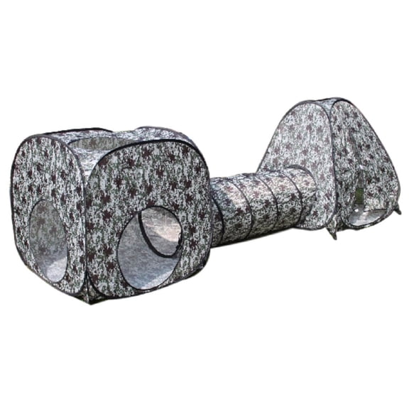 Kids Camoflauge Play Tent, Play Ground, Room, Child Tunnel New Play Hut. Inside Outside