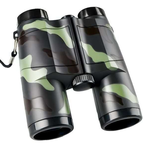 Kids Camouflage Binoculars Toy 4X Magnification Adjustable Focus Telescope For Outdoor Exploration Educational Gift For Young Adventurers 4.9X4.5X1.8 Inches 0.35 Lb