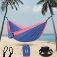 thumbnail image 1 of Kids Camping Hammock, DIDADI Portable Hammock, Ultralight Kids Hammock with Tree Straps & Carabiners, Kids Camping Gear for Indoor/Outdoor Use, 1 of 7