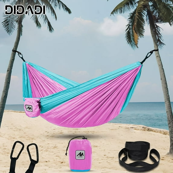 Kids Camping Hammock, DIDADI Portable Hammock, Ultralight Kids Hammock with Tree Straps & Carabiners, Kids Camping Gear for Indoor/Outdoor Use