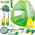 thumbnail image 1 of Kids Camping Set with Tent, Kids Explorer Kit with Walkie-Talkie, Outdoor Toys Camping Tools Set for Boys Girls Age 3-12 Birthday Christmas Gift, 1 of 9