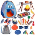 thumbnail image 1 of Kids Camping Set with Tent for 2 Toddlers- Camping Toys for 3-5 with Pop up Play Tent-Indoor Outdoor Pretend Camping Toys 103, 1 of 3