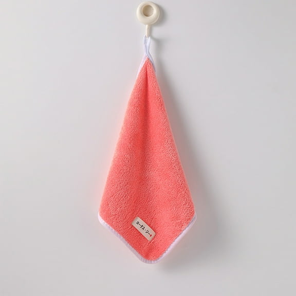 Kids’ Candy-Print Soft Handkerchief Towel – Ultra-Absorbent, Multi-Use Face & Hand Washcloth for Home, School & Travel,Pink