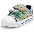 thumbnail image 1 of Kids Canvas Shoes Dinosaurs Size 4-12 (Toddler Boy), 1 of 9