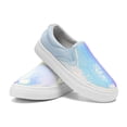 thumbnail image 1 of Kids Canvas Slip On Shoes Sparkle Sequins Canvas Sneakers Sparkly Flat Loafers Casual Walking Shoes Glitter Comfortable Tennis Shoes for Boys Girls, 1 of 6