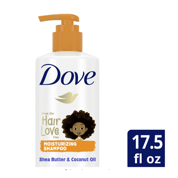 Kids Care Hair Love Shampoo; Infused with Coconut Oil and Shea Butter for Coils; Curls; and Waves; 17.5 oz