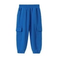 thumbnail image 1 of Kids Cargo Pants Boys,Joggers Elastic Waist Drawstring with Pocket Loose Fit Sweat Pants for Boys Casual Boys Pants Size 5-6 Years, 1 of 8