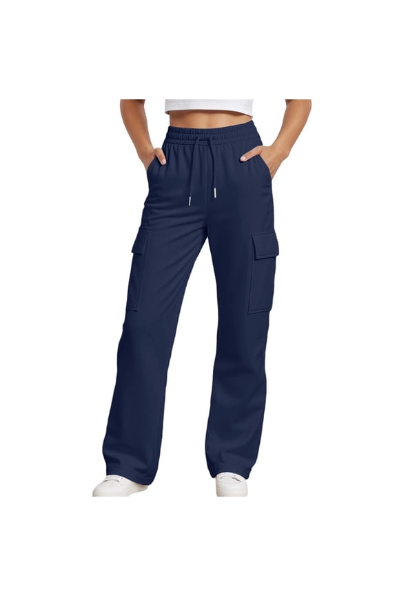 Kids Cargo Pants Girls Stretch Elastic Waist Cargo Joggers with Pocket Loose Fit Sports Outdoor Loose Pants Teen Girl Clothes 5-6 Years