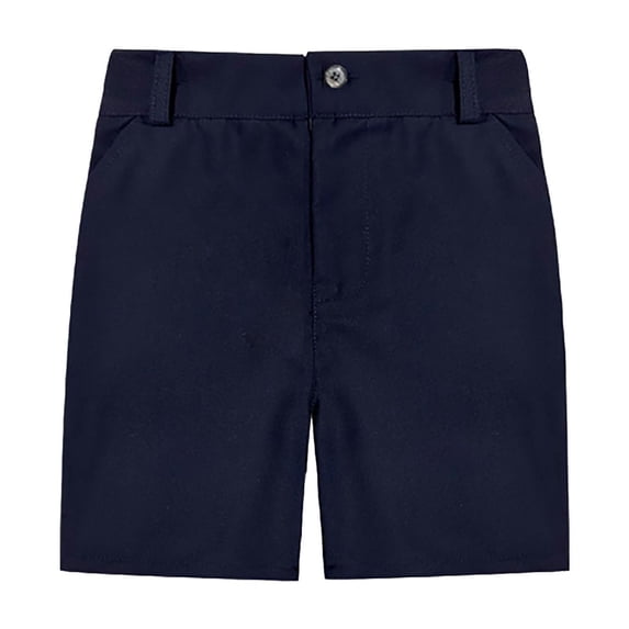 Kids Cargo Shorts Navy Breathable Boys School Uniform Pants Boys Clothes Size 5-6 Years