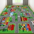thumbnail image 1 of Kids Carpet Playmat Rug 118"x78.74", Car Rug for Kids Cars, Non-Slip Town City Road Map Kids Rug for Playroom Bedroom Boys, Kids Car Mat Road Rug, Track Rug Car Play Rug for Kids, 1 of 8