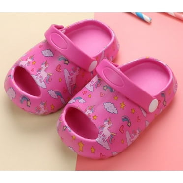 Kids Cartoon Cute Clogs Slides Sandals Summer Outdoor Beach Pool Slippers Sandals for Toddlers Boys Girls