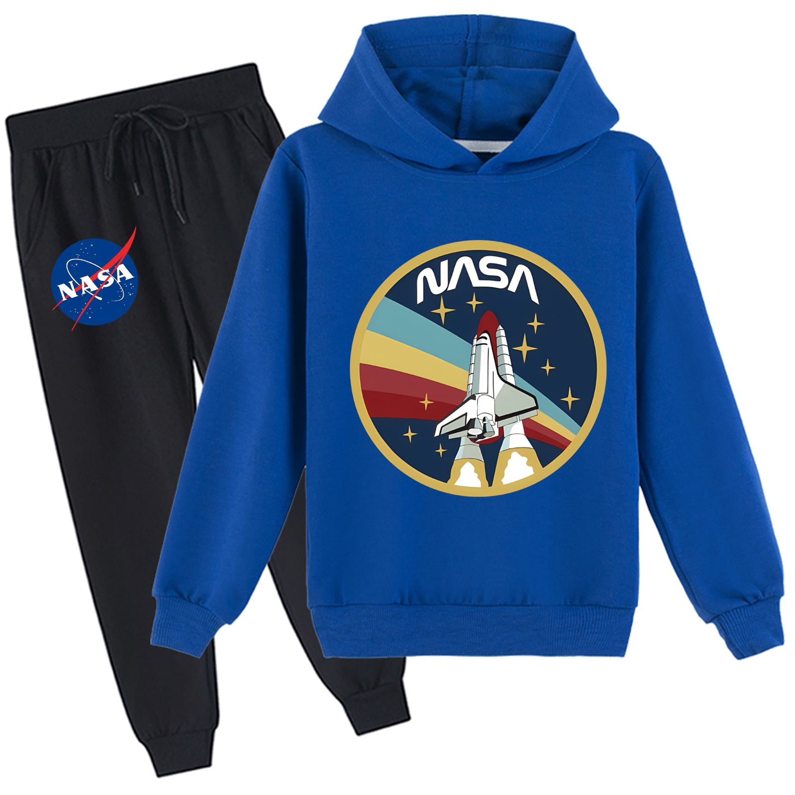 Kids Cartoon NASA Hoodie Set for Kids - Space-Themed Sweatshirt \u0026 Pants -  Unisex Style for Boys \u0026 Girls - Walmart.com