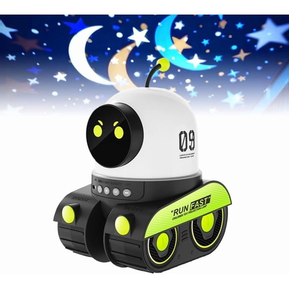 Kids Cartoon Projector Lamp, Night Light for Kid, 12 Slides+360° Rotation Silent Kids Night Light, Unique Stylish Projector Lamp with Cartoon Images for Christmas Birthdays Gifts