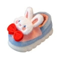 thumbnail image 1 of Kids Cartoon Rabbit Cotton Slippers Girls Boys Memory Foam Comfy House Slippers Warm Shoes Pink 2.5 Years-3 Years, 1 of 5