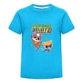 thumbnail image 1 of Kids Cartoon T-Shirt Featuring Super Kitties – Boys Girls Colorful Tee – Summer Short Sleeve Top – Cute Character Shirt – Fun Birthday Gift, 1 of 3
