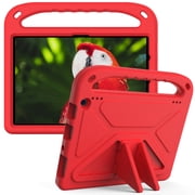 Kids Case for All-New Kindle Fire HD 10 & 10 Plus Tablet 11th Generation, 2021 Release 10.1", ELEHOLD Shockproof Light Weight Handle Stand Kids Case,Red