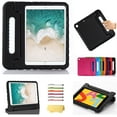 thumbnail image 1 of Kids Case for Apple iPad 10.2 Inch 2021/2020/2019, iPad 9th/8th/7th Generation Case with Rotating Handle/ Stand Lightweight Soft EVA Shockproof Rugged for iPad 10.2 Inch Tablet, Black, 1 of 7