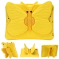 thumbnail image 1 of Kids Case for Apple iPad 6th 5th Gen 2018/2017 / iPad Air 1 2 9.7", Cute Butterfly Rotating Stand Durable Shockproof Kids Friendly Case Cover for Apple iPad 9.7" 2017/2018,Yellow, 1 of 6