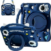 Kids Case for Apple iPad A16 11" 11th 10th Gen 10.9" 2025 2022, Cute Design EVA Kickstand Shockproof Kids Friendly Bumper Case with Shoulder Strap Cover for iPad 11th 10th Gen