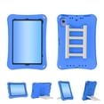 thumbnail image 1 of Kids Case for Apple iPad Mini 1 2 3 4 5 7.9 Inch, Silicone Lightweight Kids Friendly Kickstand Handle Cute Ladder Design Bumper Back Cover for iPad Mini 1st 2nd 3rd 4th 5th Generation, Blue, 1 of 6