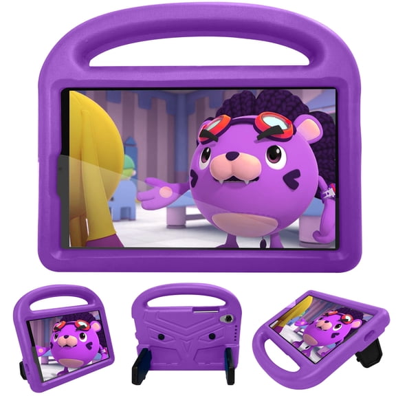 Kids Case for Lenovo Tab M8 HD/Smart Tab M8 / Tab M8 FHD 2019 Tablet, Shockproof Light Weight Protective Stand Case for Lenovo Tab M8 TB-8505F TB-8505X TB-8705F TB-8705N 2019 Tablet, PURPLE