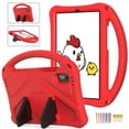 thumbnail image 1 of Kids Case for Lenovo Tab M9 9.0" 2023 with Kickstand/Handle Stand Lightweight Soft EVA Foam Shockproof Silicone Cover Boy Girl for Lenovo Tab M9 9.0" 2023, Red, 1 of 7