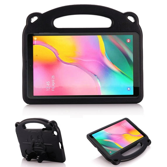 Kids Case for Samsung Galaxy Tab A 10.1-inch SM-T510 T515 T517 (2019 Release), EVA Foam Lightweight Shockproof Handle Stand Case Friendly Kids Case for Samsung Galaxy Tab A 10.1 2019 Tablet, BLACK