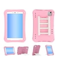thumbnail image 1 of Kids Case for Samsung Galaxy Tab A9 8.7 Inch SM-X110 X116 X118, Silicone Rotating Kickstand Handle Shockproof Bumper Lightweight Kids Friendly Case Cover for Girls Boys, Pink, 1 of 6