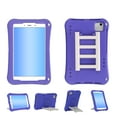 thumbnail image 1 of Kids Case for Samsung Galaxy Tab A9+ Plus 11 Inch SM-X210 X216 X218, Silicone Rotating Kickstand Handle Shockproof Bumper Lightweight Kids Friendly Case Cover for Girls Boys, Purple, 1 of 6